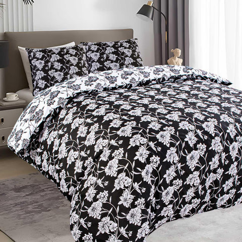 Josette Floral Cotton Blend Duvet Cover Set