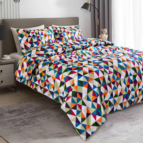 Diamond Multicoloured Duvet Cover Set