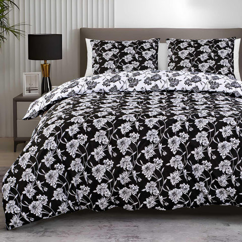 Josette Floral Cotton Blend Duvet Cover Set