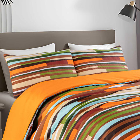 Waves Striped Duvet Cover Set